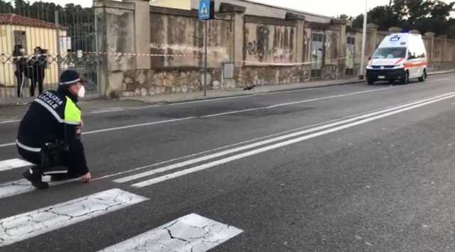 I rilievi dell'incidente in via Cadello