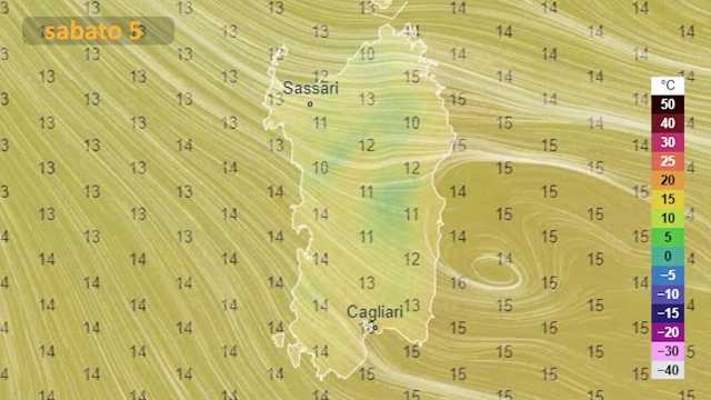 Il meteo per il primo fine settimana di febbraio in Sardegna 