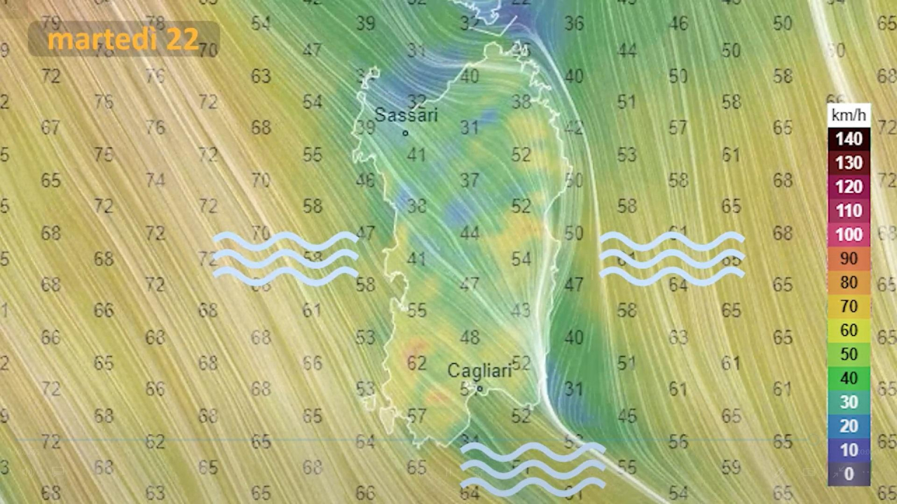 Il meteo per martedì 22 febbraio