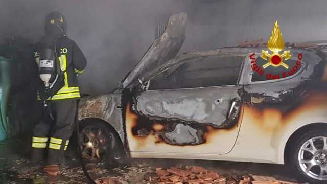 Pula auto incendio