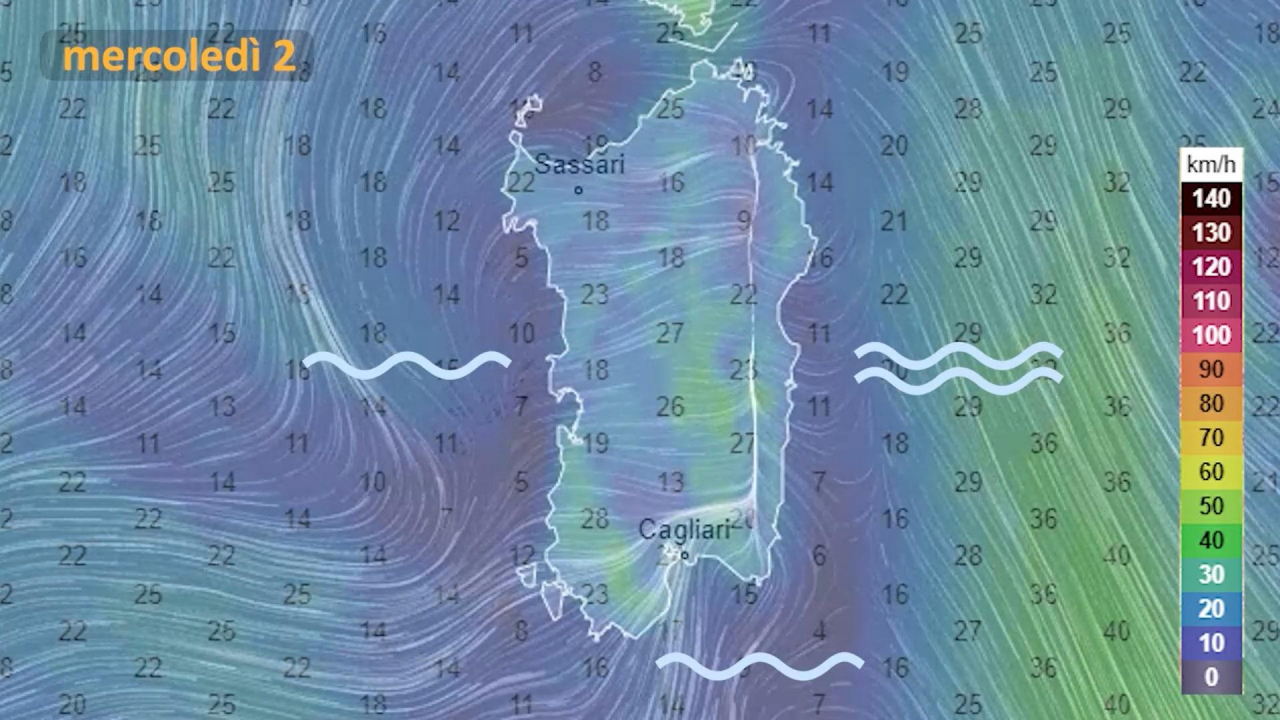 Previsione mercoledì 2 marzo 