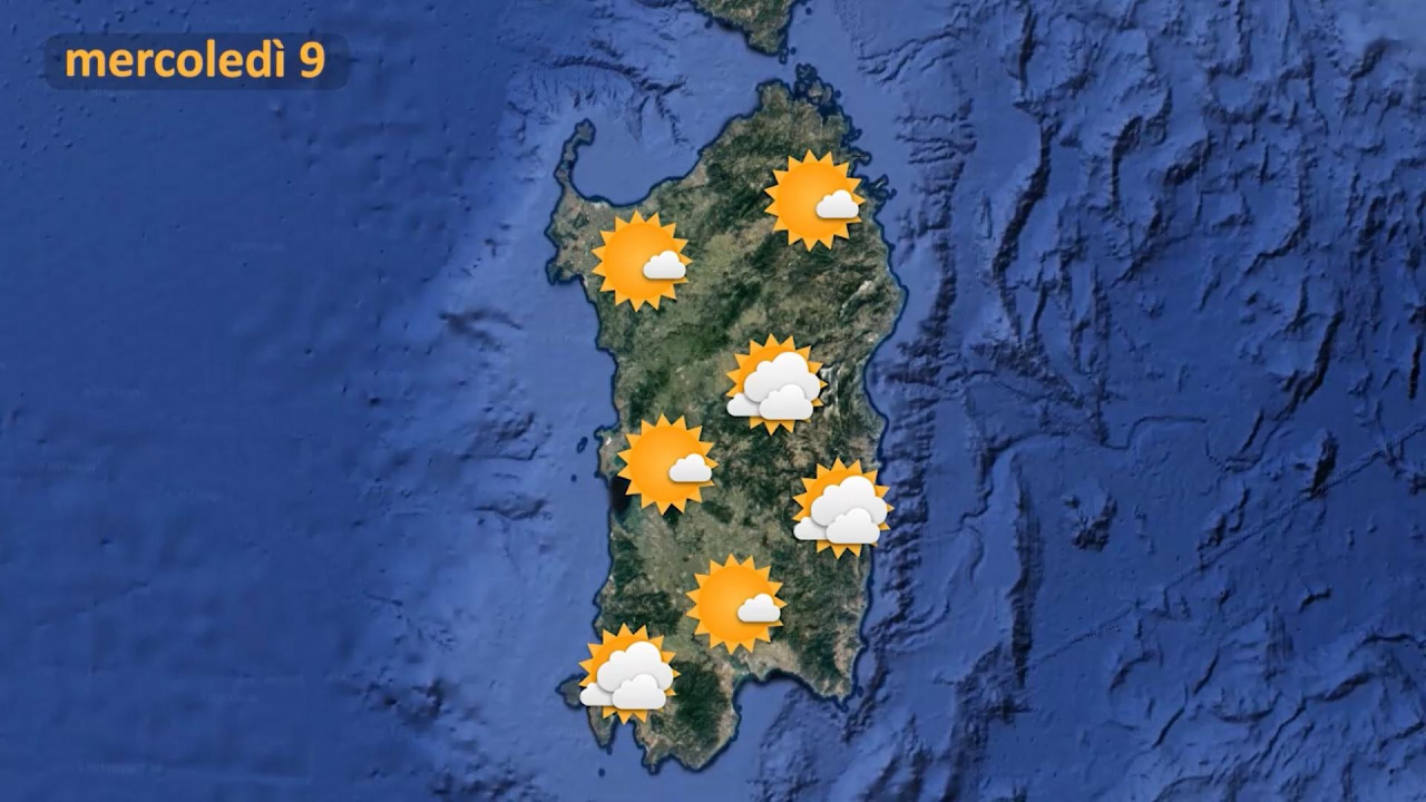 Il meteo per martedì 9 marzo 