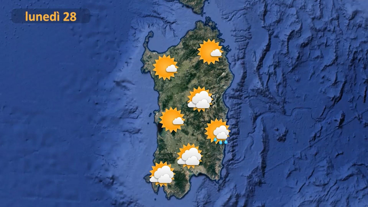 Previsioni lunedì 28 marzo 