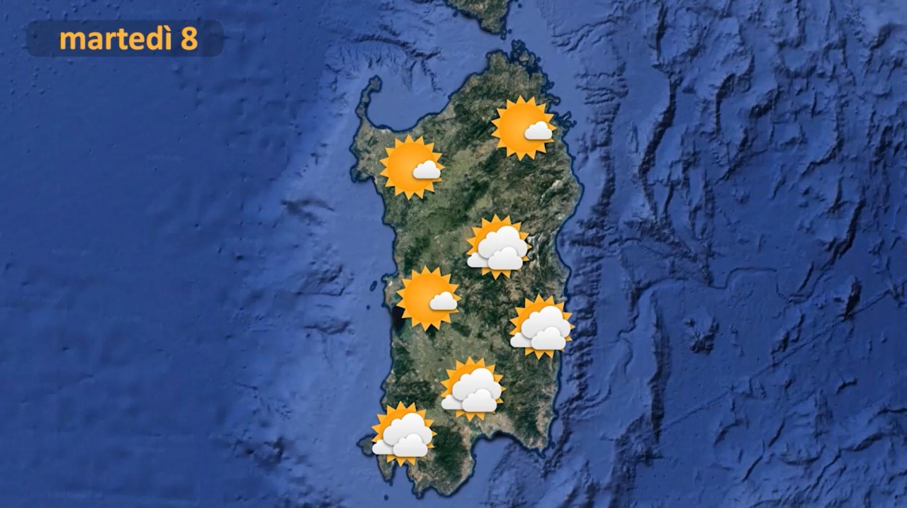 Le previsioni per domani 