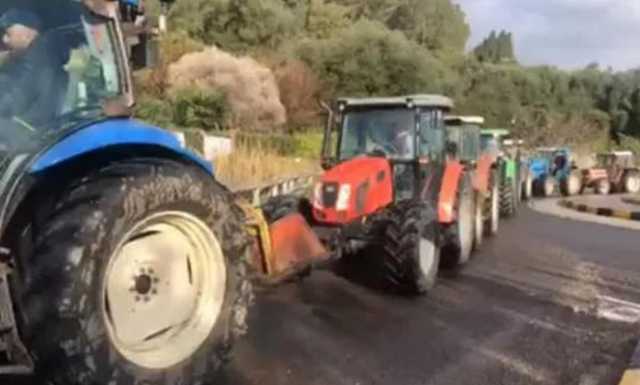 Trattori in marcia