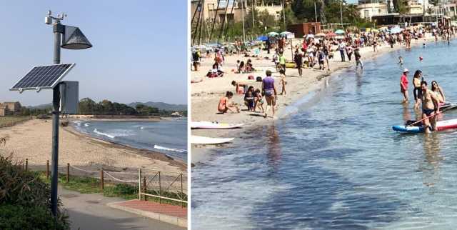 Uno dei pannelli di Playa Libre