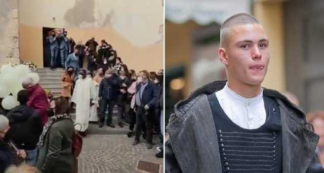 Il funerale di Salvatore Piras