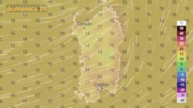 Le previsioni fino al 25 aprile in Sardegna