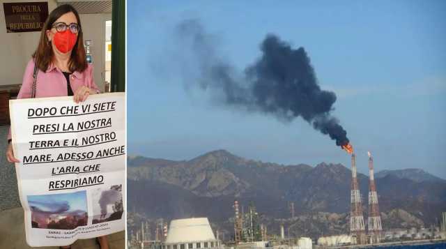 Lidia Frailis e le fumate nere alla Saras