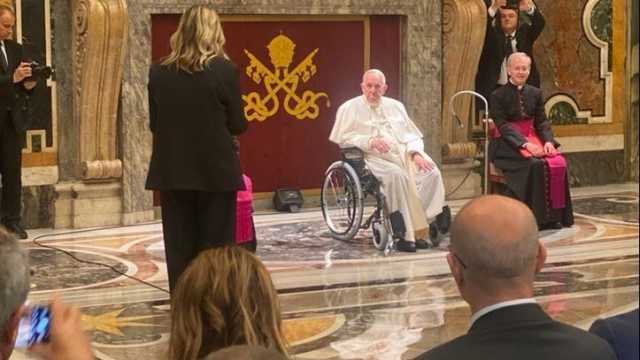 L'udienza dal Papa