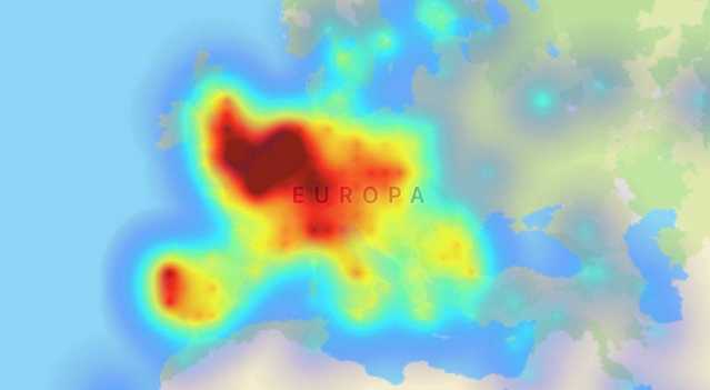 Instagram in down in quasi tutta Europa