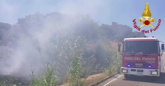 Rogo Vigili del fuoco Cagliari