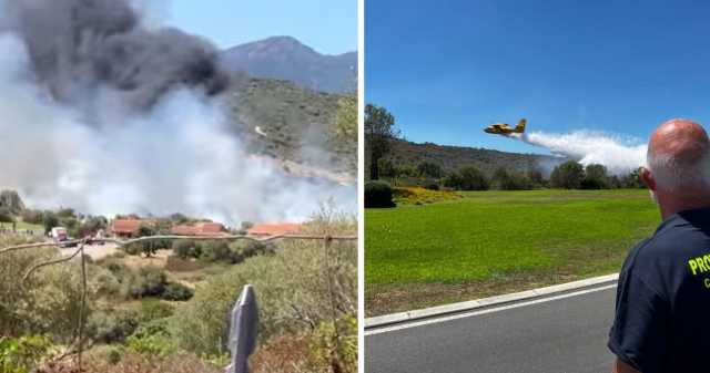 Incendio a San Teodoro