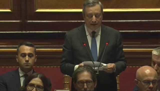 Mario Draghi in Senato 