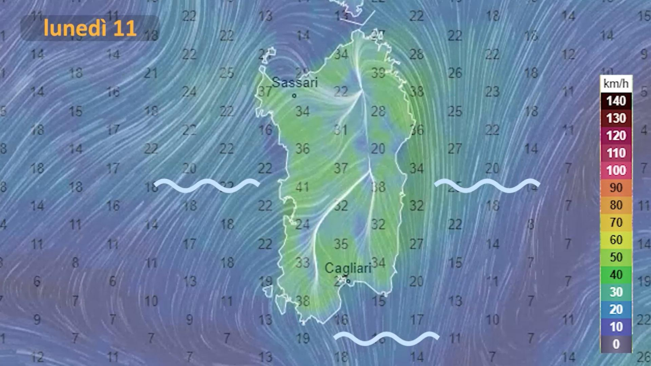 Il meteo per lunedì 11 luglio