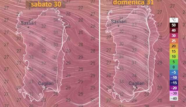 Il meteo per il fine settimana in Sardegna 