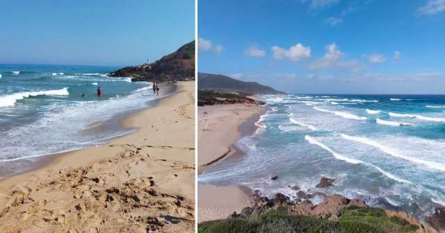 La spiaggia di Scivu