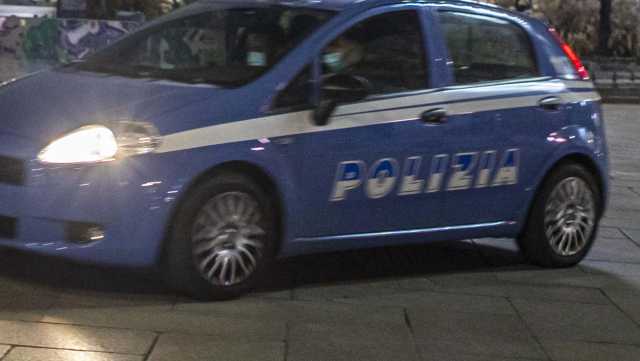 cagliari polizia in corsa