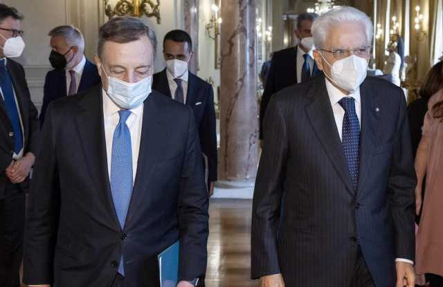 Draghi e Mattarella 1