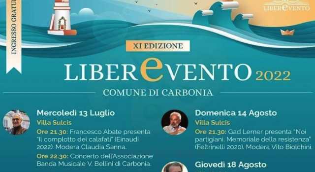 L’esordio di Liberevento a Carbonia con tre appuntamenti: Prodi, Lerner e Abate 