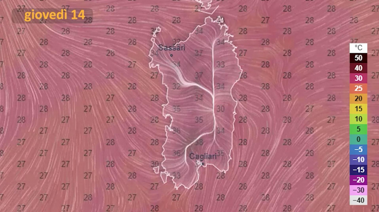 Il meteo per domani 