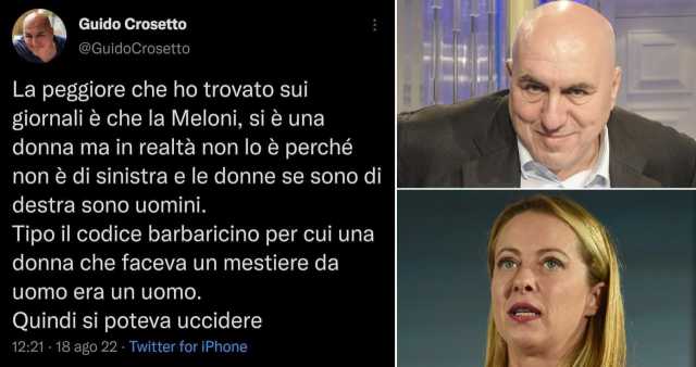 Crosetto Meloni Codice Barbaricino