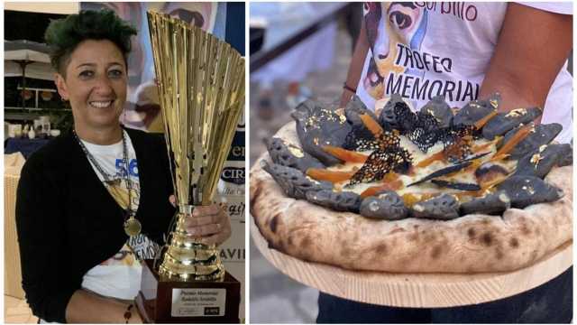La pizzaiola sarda Emy Scarpa vince il Trofeo Sorbillo con l’omaggio a "Queen Elisabeth"