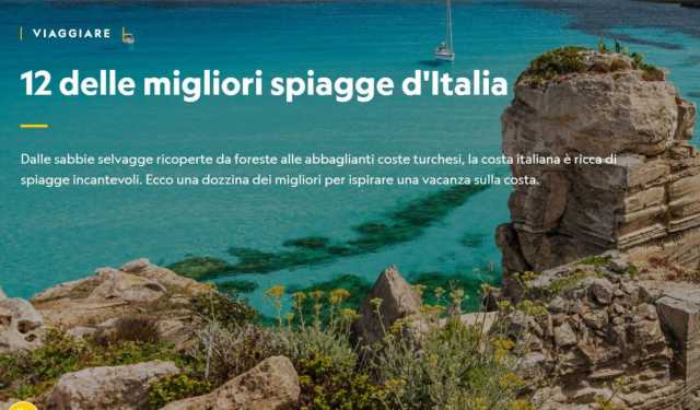 No, il National Geographic non ha escluso la Sardegna dalle spiagge più belle d'Italia