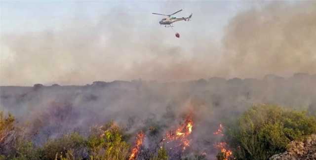 incendio elicottero