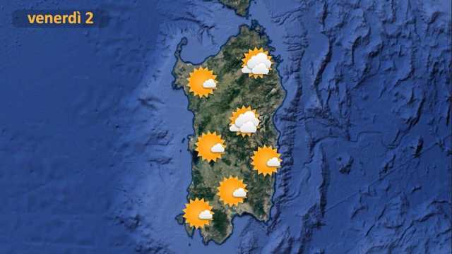 Meteo Sardegna 2 settembre 2022