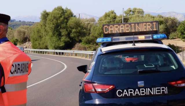 posto blocco carabinieri