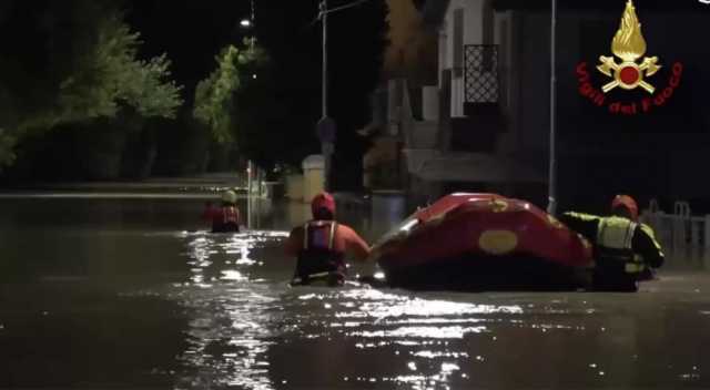 Soccorsi Vigili del fuoco alluvione