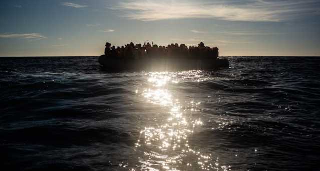 foto migranti mare