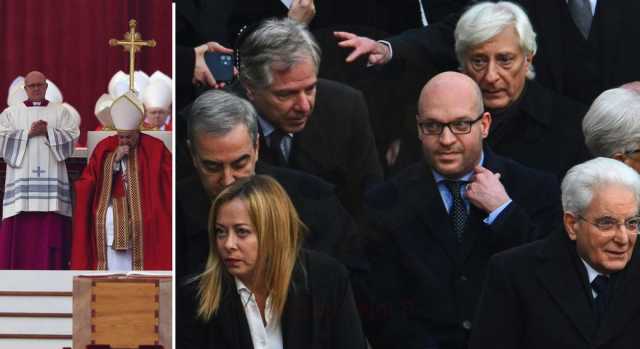 A San Pietro i funerali di Papa Ratzinger 