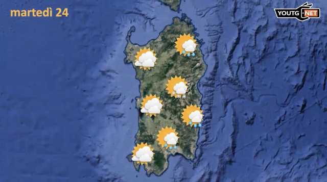 meteo 24 gennaio