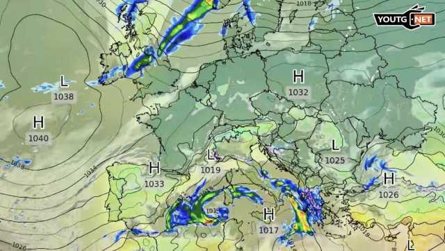 meteo 25 gennaio