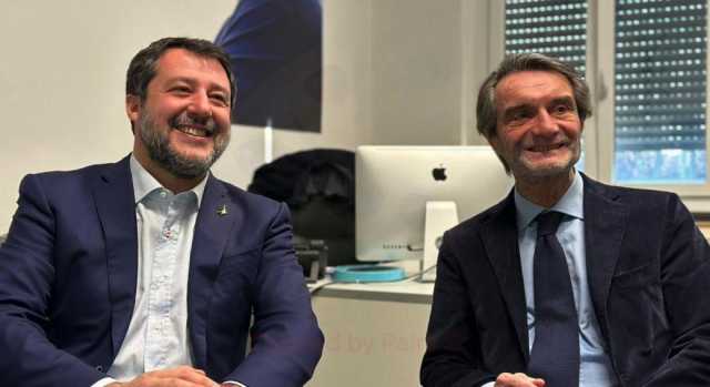 Matteo Salvini e Attilio Fontana