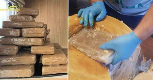 Droga nel formaggio - sequestro Gdf