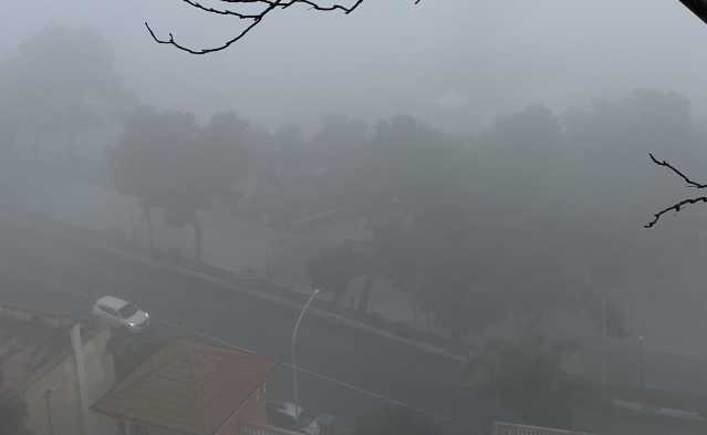 nebbia cagliari