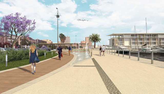 render nuovo porto Cagliari