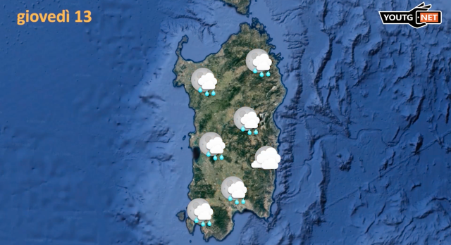 Meteo Sardegna 13 Aprile