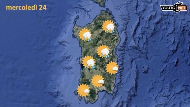 Acquazzoni e instabilità in aumento in Sardegna, ma temperature fino a 26 gradi (Video)