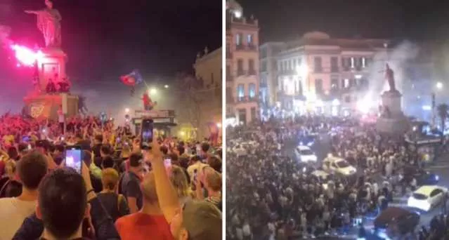 Youtg Net Notte Magica A Cagliari Si Torna In Serie A Esplode La Festa Rossobl Video