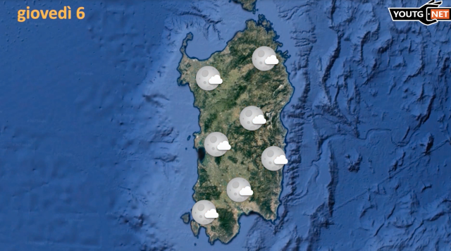 METEO SARDEGNA 6 LUGLIO 23