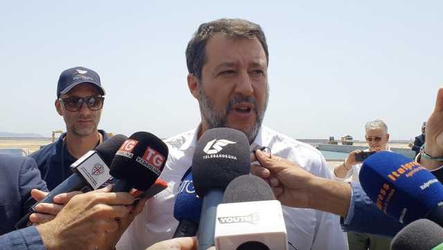 Salvini a Cagliari