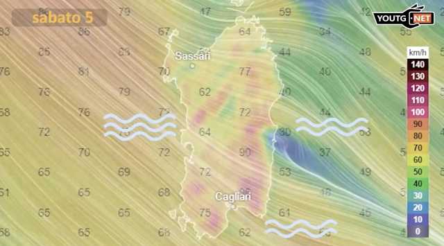 Sab 5 Meteo Agosto