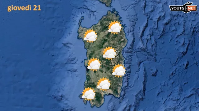 Arrivano le piogge in Sardegna: giù le temperature 