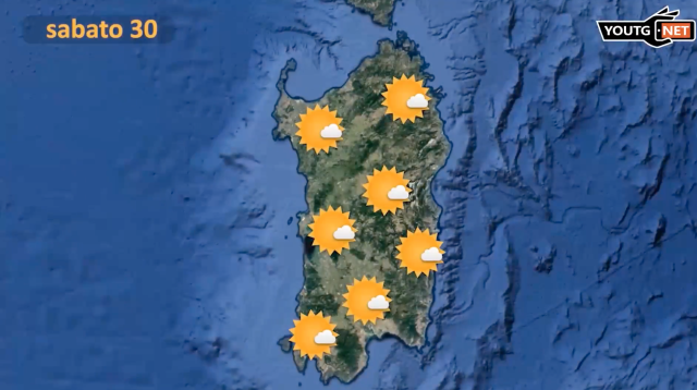 Ultimo fine settimana di settembre con clima estivo in Sardegna: picchi fino a 32 gradi