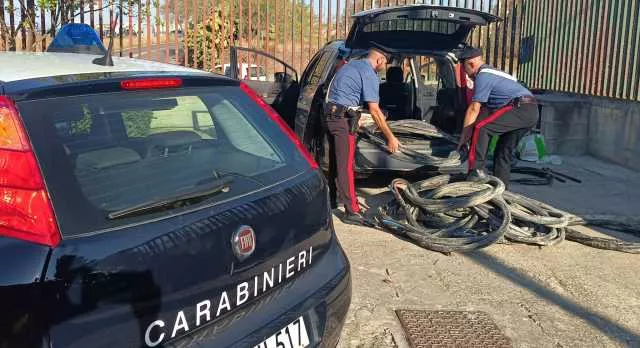 Nuraminis, furto nello stabilimento Italcementi: sorpreso in auto con mezza tonnellate di rame