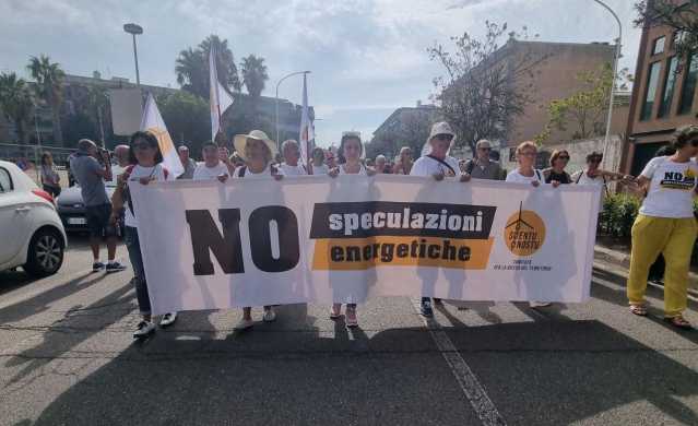 Corteo No Speculazioni Energetiche